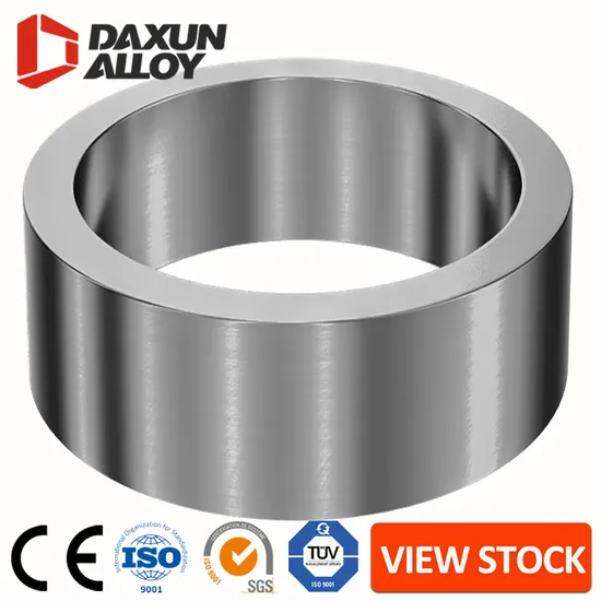 Anillos de titanio laminado de alta resistencia ASTM 6al4V resistentes al desgaste Gr2 Gr5 Ti6al4V Anillo laminado de titanio