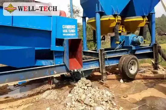 Planta de procesamiento de mineral de plomo y titanio Planta de lavado de oro