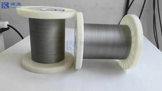 Alambre de titanio puro ultrafino médico para grapas quirúrgicas