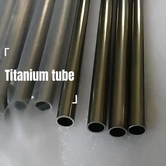 Tubo de titanio de grado 2 con una pureza del 99,99 %. Tubo de titanio puro Gr9 Gr23 Gr1. Precio por kg.