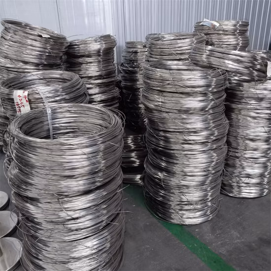 Alambre de nitinol con memoria de forma, alambre de aleación de níquel y titanio, alambre de titanio