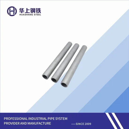 Tubo de acero inoxidable SS304 de 12 mm, 10 mm, 8 mm y 9 mm de espesor, DN1016X9